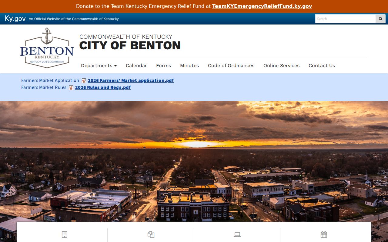 Official City of Benton government homepage
