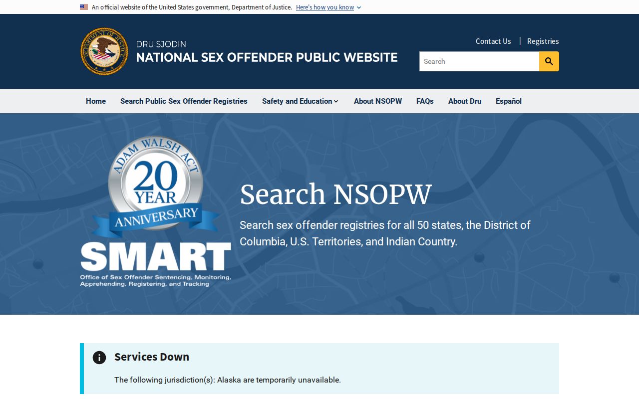 Marshall County sex offender lookup through the national registry search